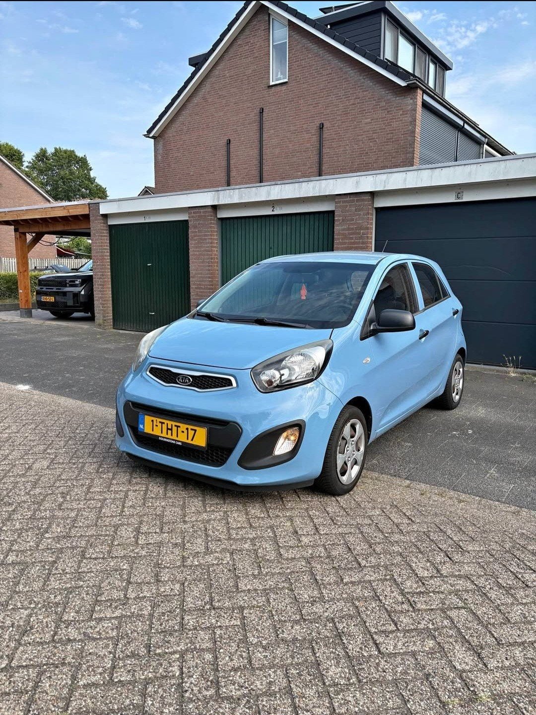 Kia Picanto 1.0 Cvvt 5-DRS 2012 Blauw, Auto's, Voorwielaandrijving, 24 km/l, Handgeschakeld, 3 cilinders