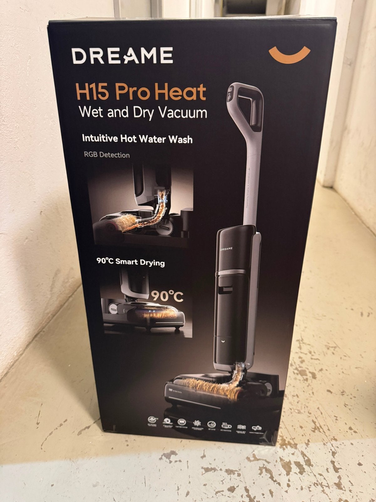 Dreame H15 Pro Heat Wet & Dry Stofzuiger - Nieuw in doos, Dreame, Reservoir, Ophalen, Combi-reiniger