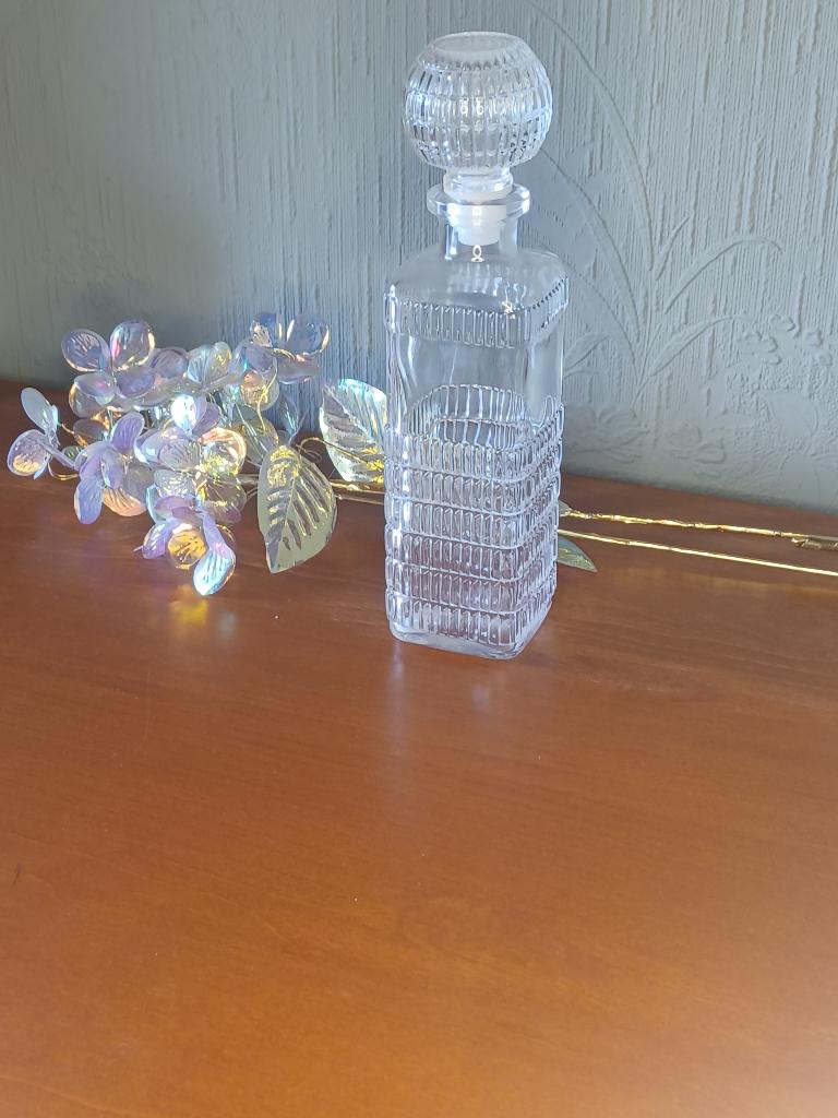 Vintage Franse Whiskykaraf "Modèle Déposé" met Ballonstop, Ophalen of Verzenden