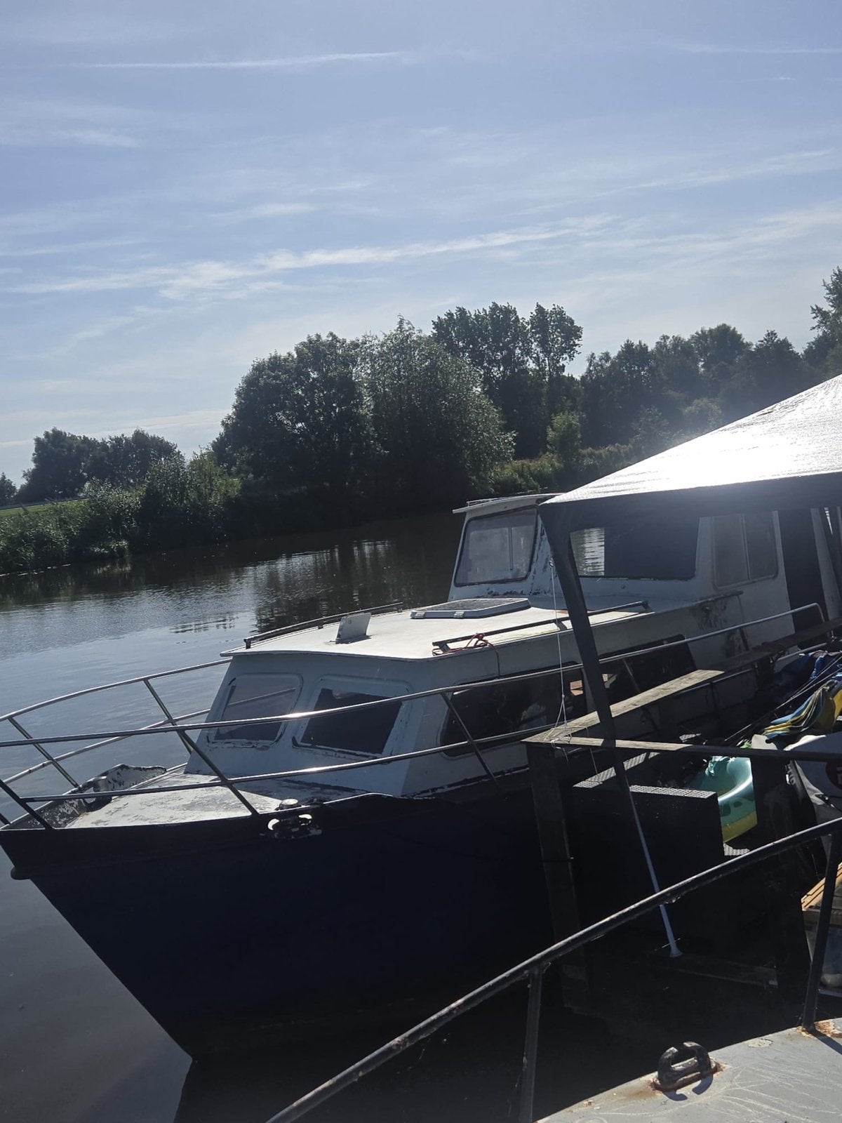 Stalen Kruiser 8m - Dieselmotor - Gedeeltelijk Opgeknapt, Ophalen of Verzenden, Gebruikt