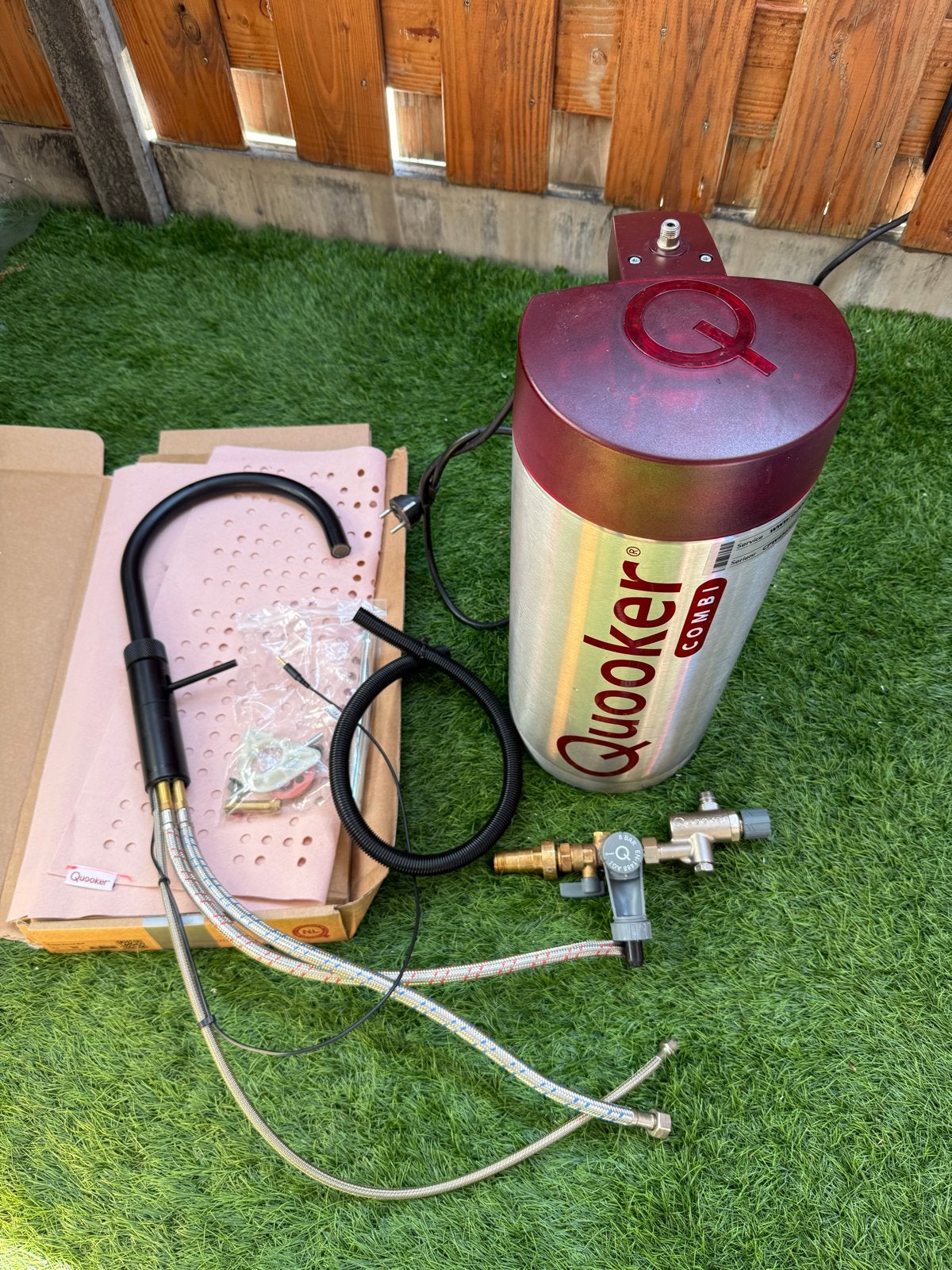 Quooker Combi 7 liter met Zwarte Kraan, werkt met CUBE., Ophalen of Verzenden, Zo goed als nieuw