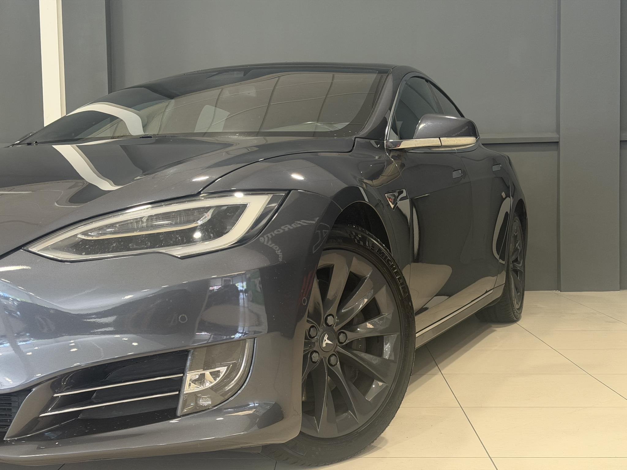 Tesla Model S 75D Base | Trekhaak | CCS | SOH 89,5% |, Gebruikt, Model S, 490 km, Zilver of Grijs