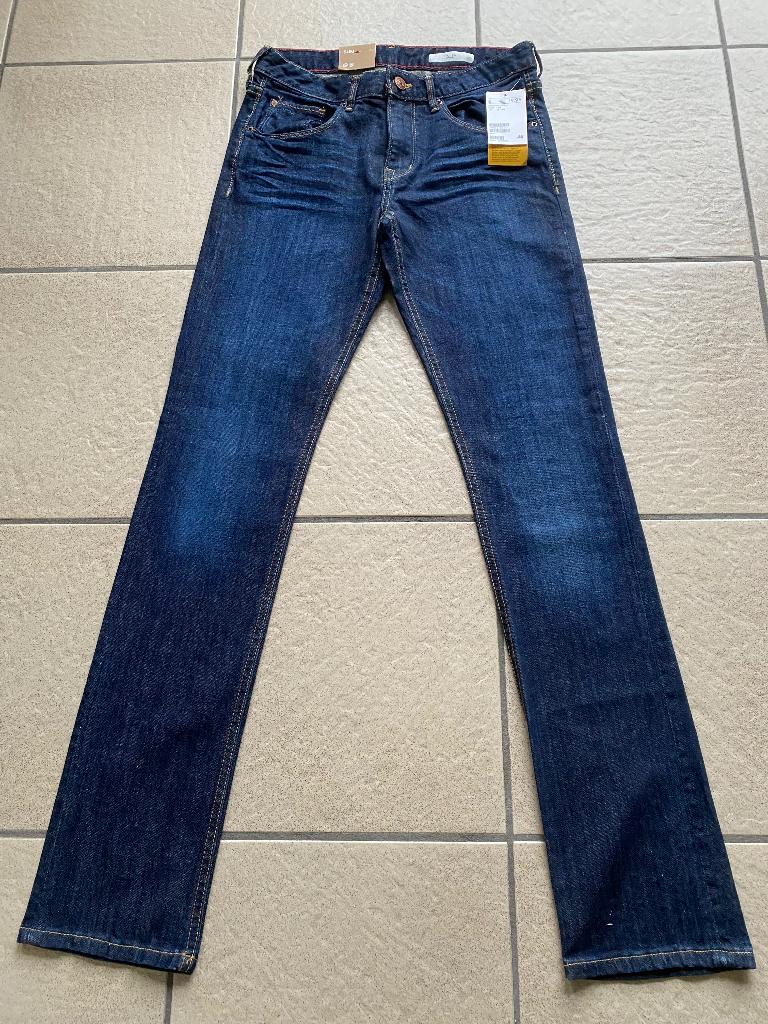 Nieuwe diep blauwe slim spijkerbroek jeans 164, Kinderen en Baby's, Kinderkleding | Maat 164, Broek, Meisje, H&M, Nieuw
