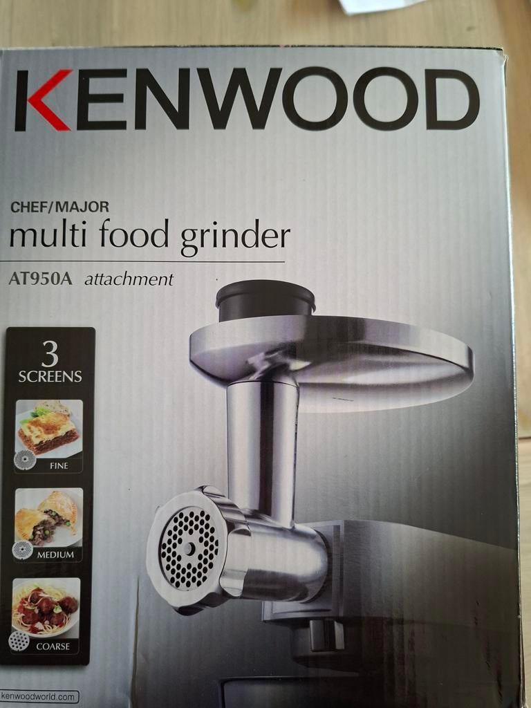 Kenwood Chef/Major Multi Food Grinder AT950A - Nieuw in doos, Ophalen, Nieuw