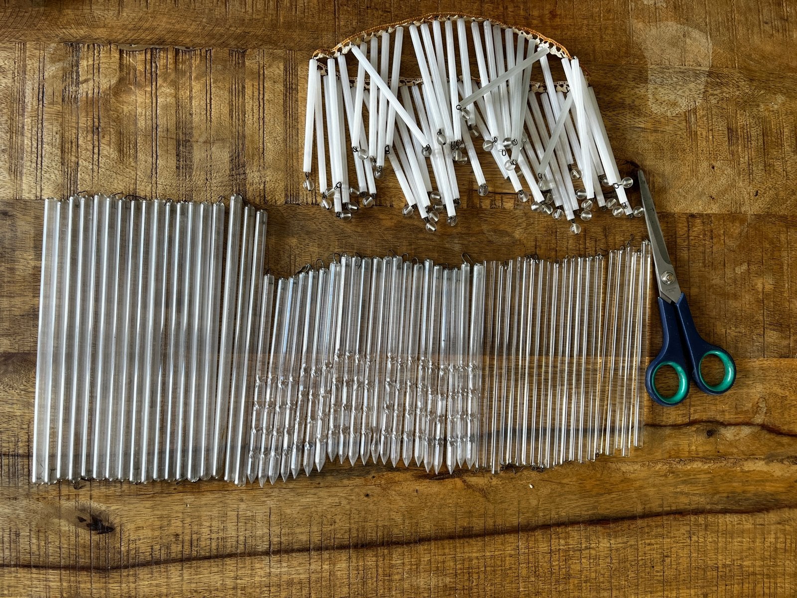 Vintage glazen ijspegels voor kerstboom of decoratie, Ophalen of Verzenden