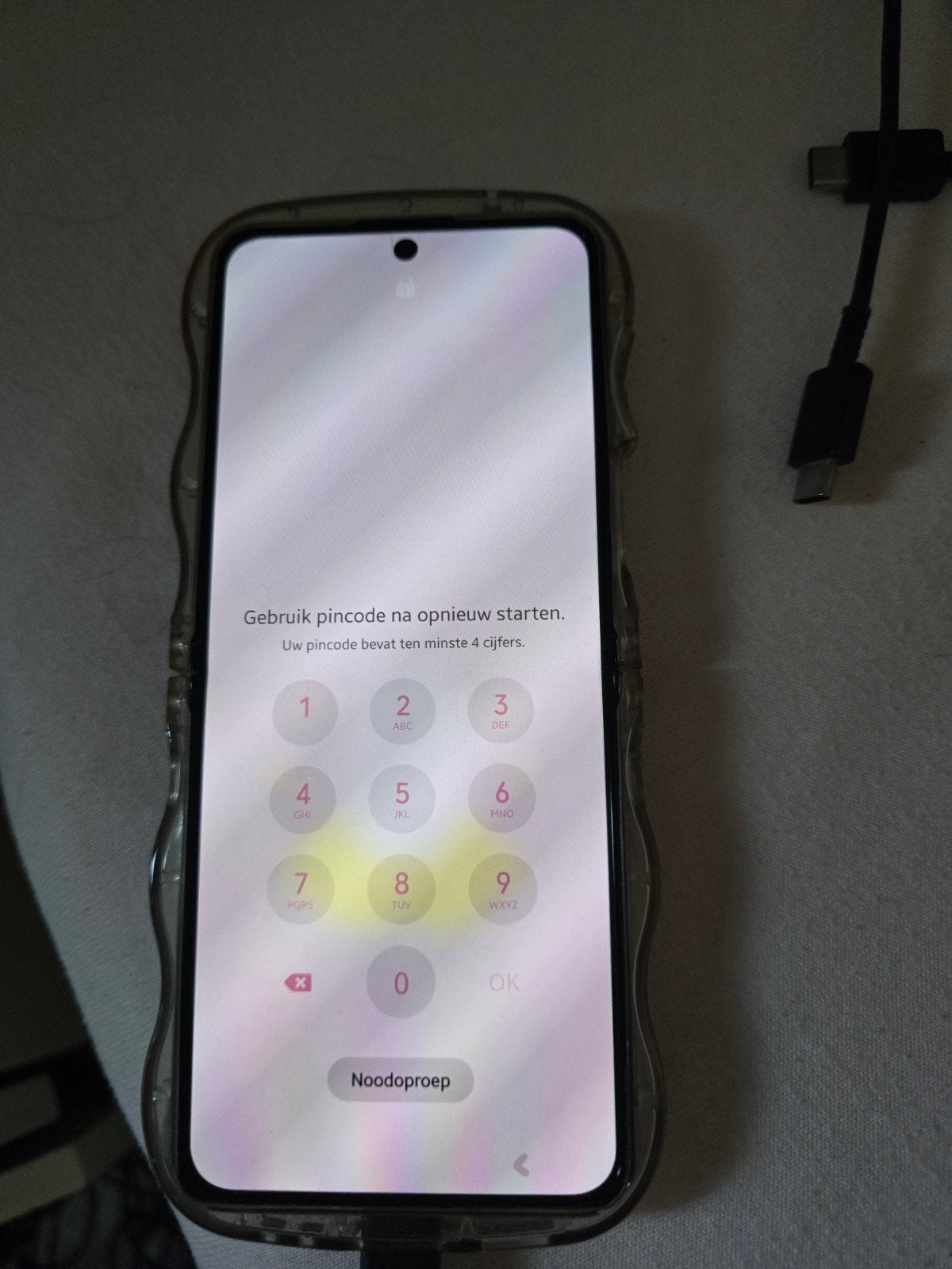 samsung z flip 4, Telecommunicatie, Ophalen, Paars, Zo goed als nieuw, 128 GB