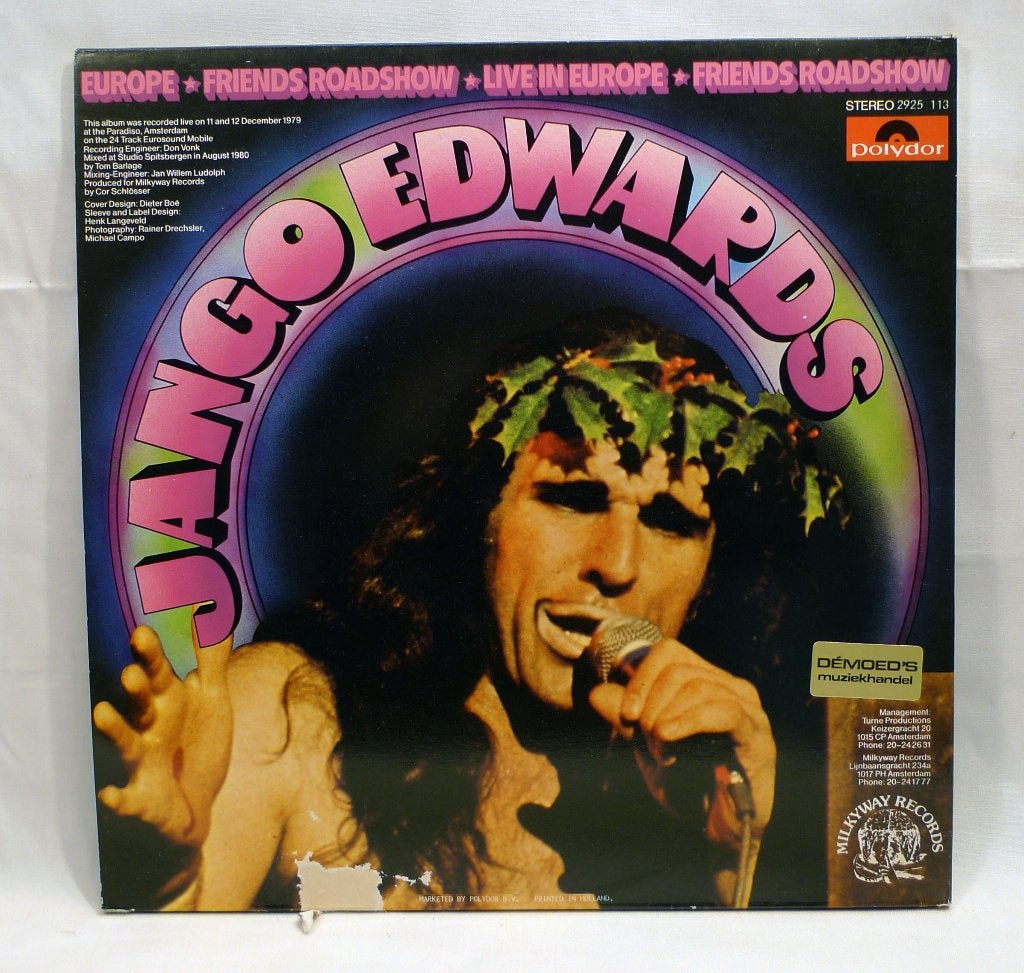 vinyl Jango Edwards, Cd's en Dvd's, Vinyl | Pop, LP, Gebruikt, Overige genres, Ophalen of Verzenden