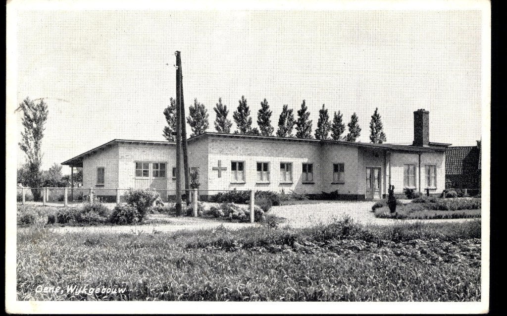 Oene (Gld.), Wijkgebouw Groene Kruis, gelopen 1962, Verzenden, 1960 tot 1980, Gelopen, Gelderland