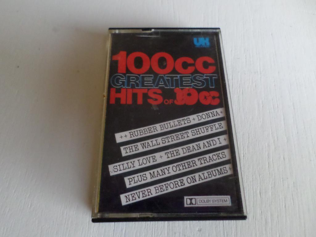 10cc - 100cc - Greatest Hits Of 10cc Cassette, 1 bandje, Ophalen of Verzenden, Zo goed als nieuw, Origineel