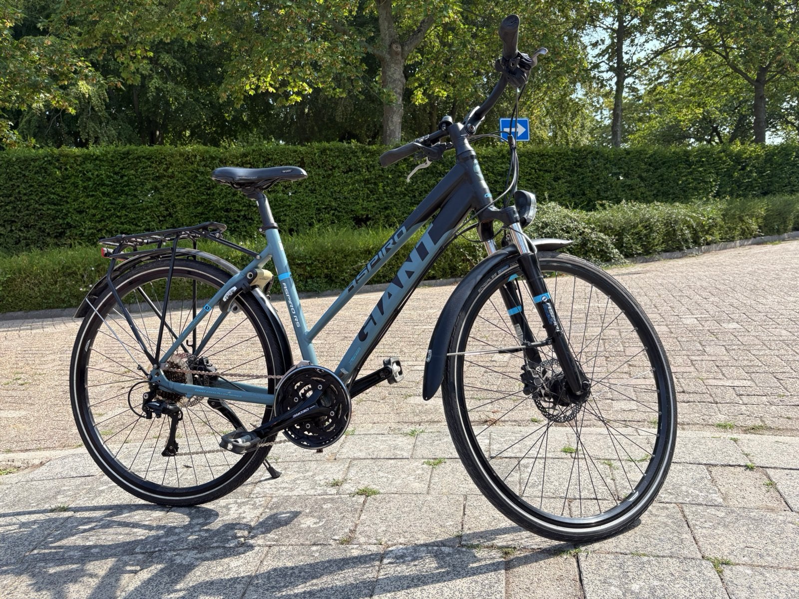 Giant Aspiro RS Damesfiets - Comfortabel en Robuust, Ophalen, Gebruikt, 47 tot 50 cm, Versnellingen