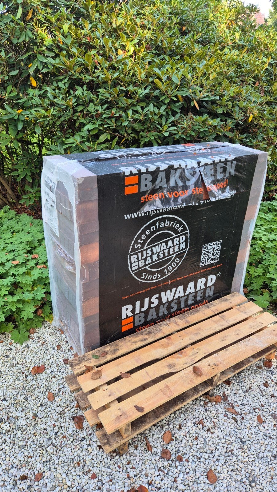 Nieuwe Rijswaard bakstenen - Paars rustiek, Ophalen, Nieuw, Bakstenen