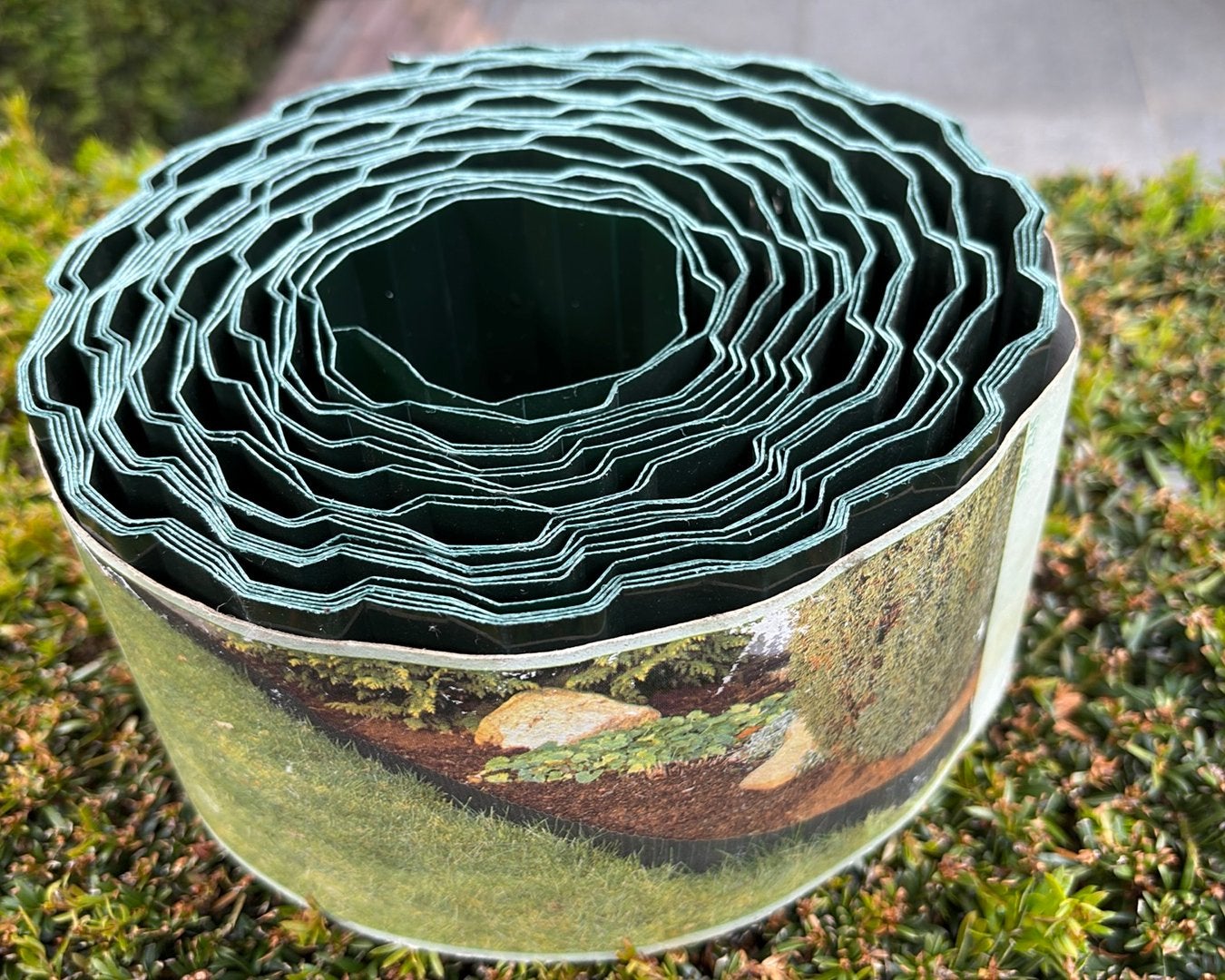 GAZONRAND KUNSTSTOF GROEN 9 meter, Tuin en Terras, Bielzen en Borders, Ophalen of Verzenden, Nieuw, Kunststof, 200 cm of meer