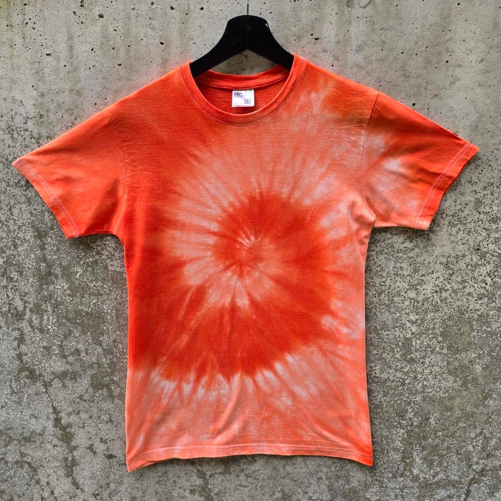 Koningsdag oranje spiral tie dye t-shirt unisex maat XS, Spiral Creaties, Nieuw, Oranje, Ophalen of Verzenden