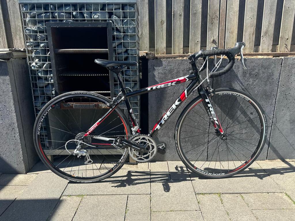 mooie Trek 1.1 Alpha aluminium racefiets, Fietsen en Brommers, Fietsen | Racefietsen, Ophalen, Zo goed als nieuw, Overige merken