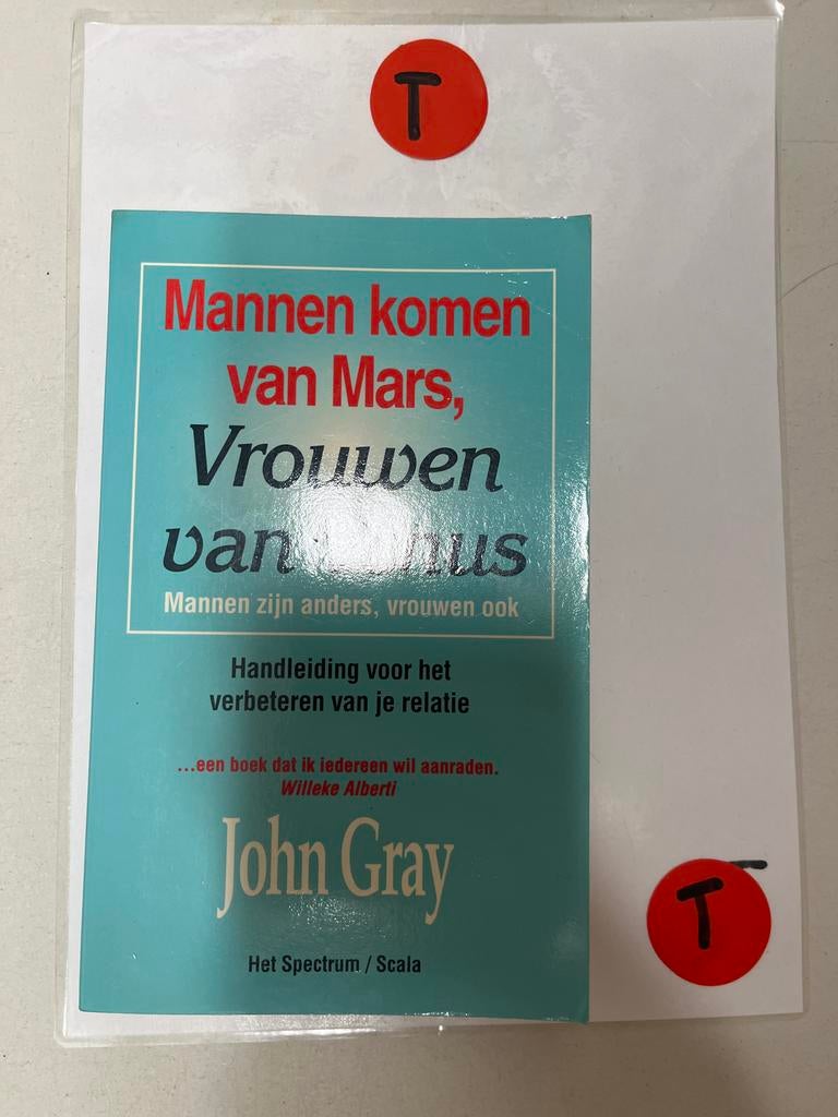 Mannen komen van Mars, Vrouwen van Venus - John Gray, Boeken, Ophalen of Verzenden, Zo goed als nieuw