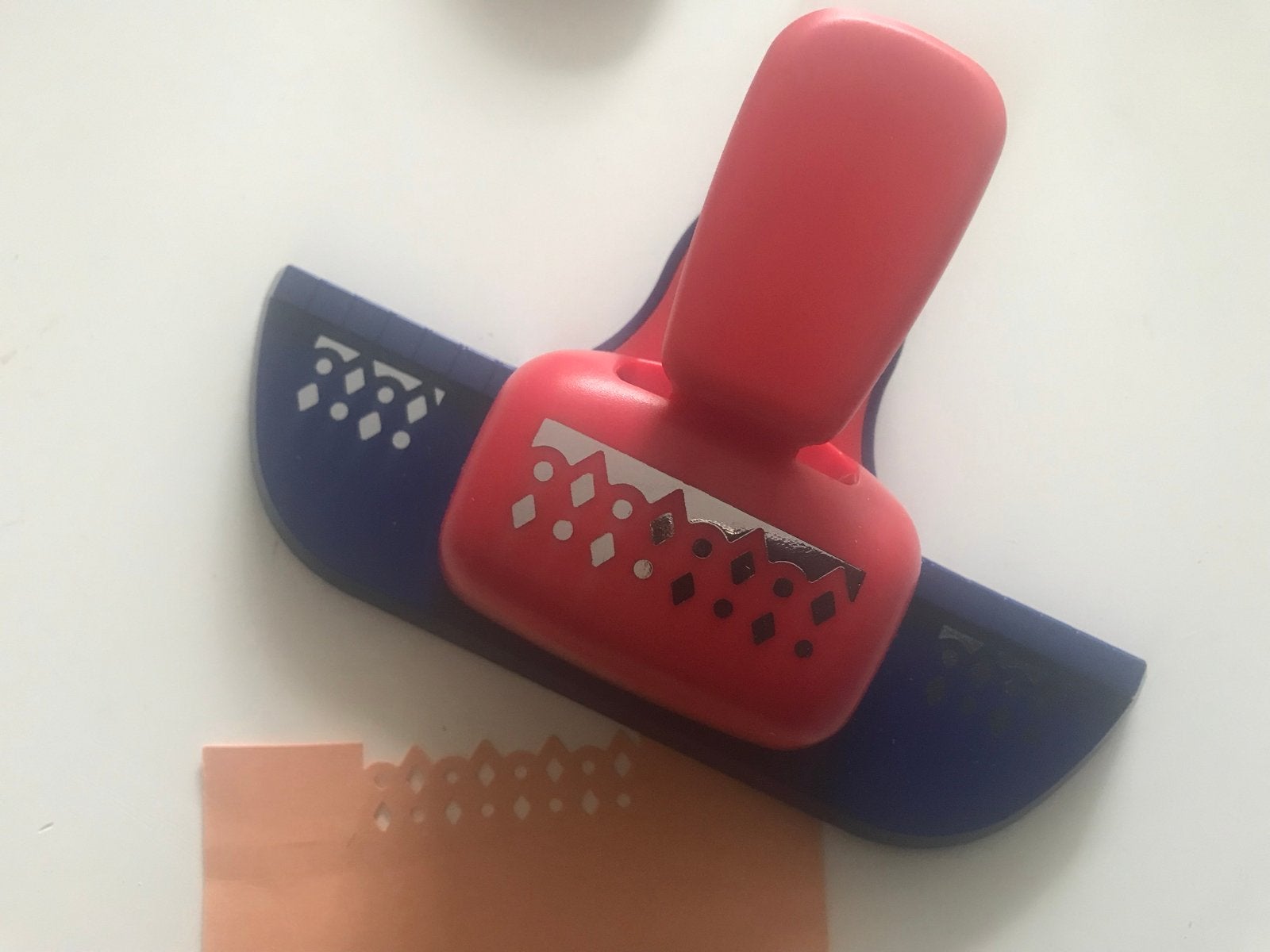Randpons / pons voor papier (diverse motieven), Ophalen, Gebruikt, Geschikt voor karton, Gereedschap of Toebehoren