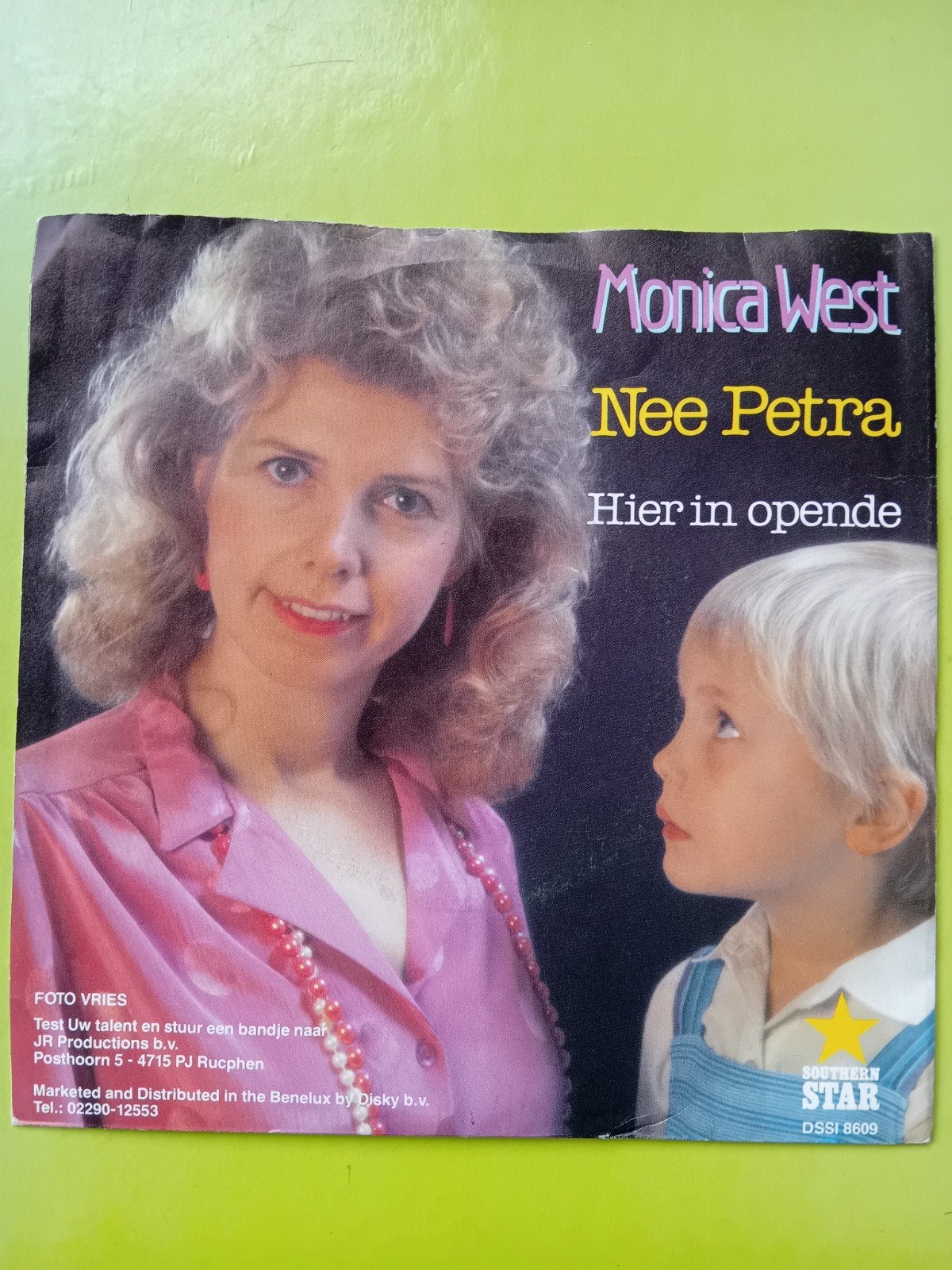 Monica West - Nee Petra / Hier in Opende (Vinyl Single), Gebruikt, 7 inch, Ophalen of Verzenden, Fotohoes