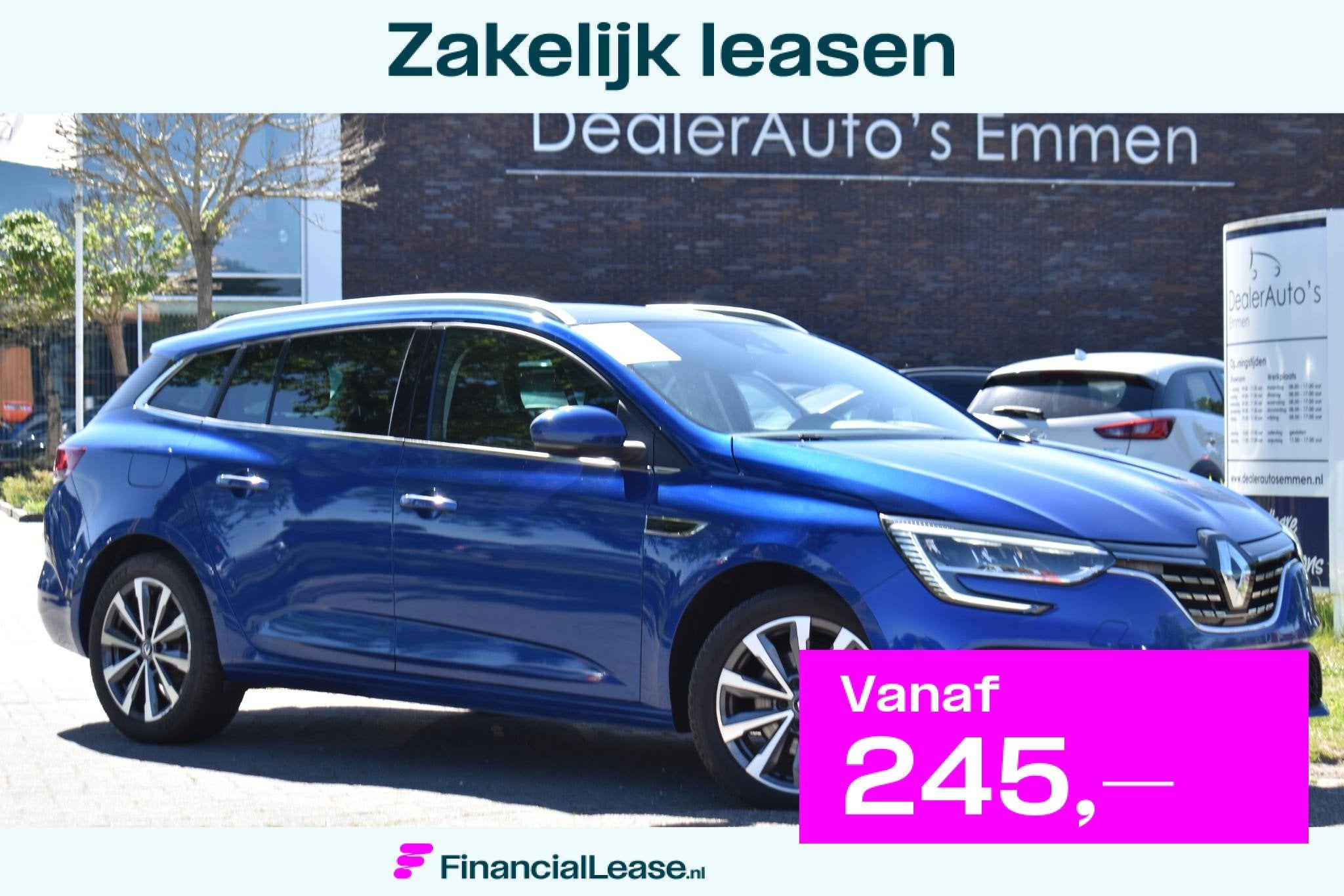 Renault Mégane Estate 1.3 TCe R.S. Line, Gebruikt, Euro 6, 4 cilinders, Blauw