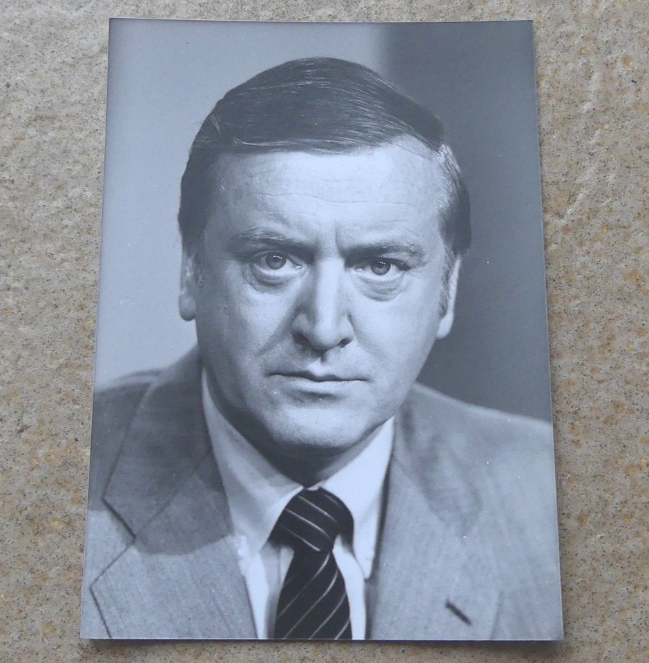 Kippa foto Koen Verhoeff vintage persfoto sportjournalist, Ophalen of Verzenden, Gebruikt, Tv, Foto of Kaart