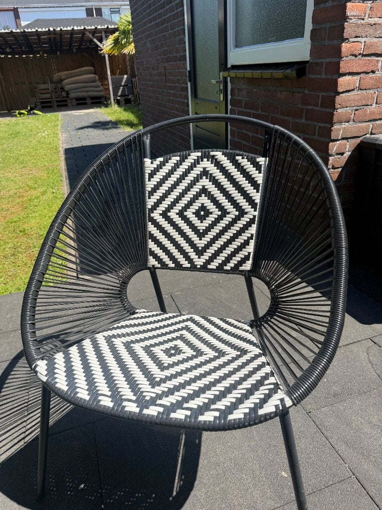 Loungestoel buiten, Tuin en Terras, Tuinstoelen, Ophalen, Gebruikt, Kunststof