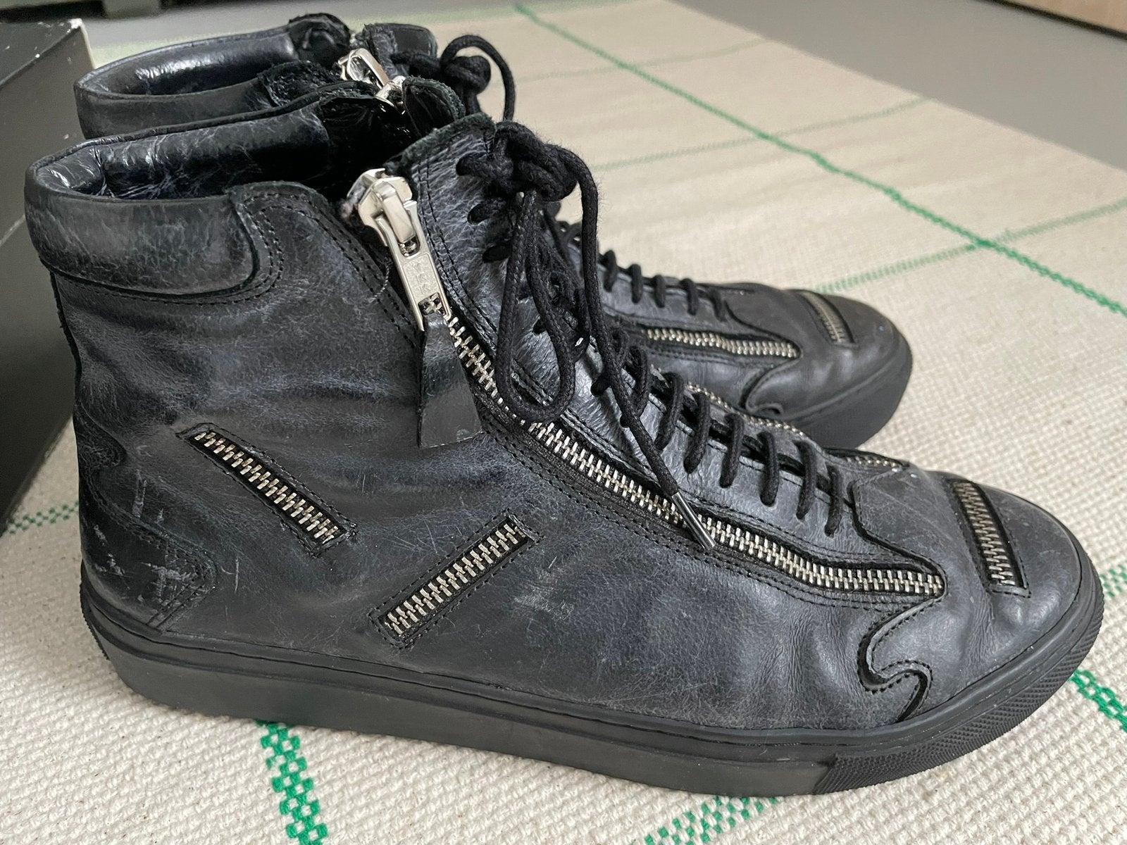 Jan Jansen Zwarte Enkelhoge Mannenlaarzen maat 40, Kleding | Heren, Zwart, Ophalen of Verzenden, Sneakers of Gympen, Zo goed als nieuw