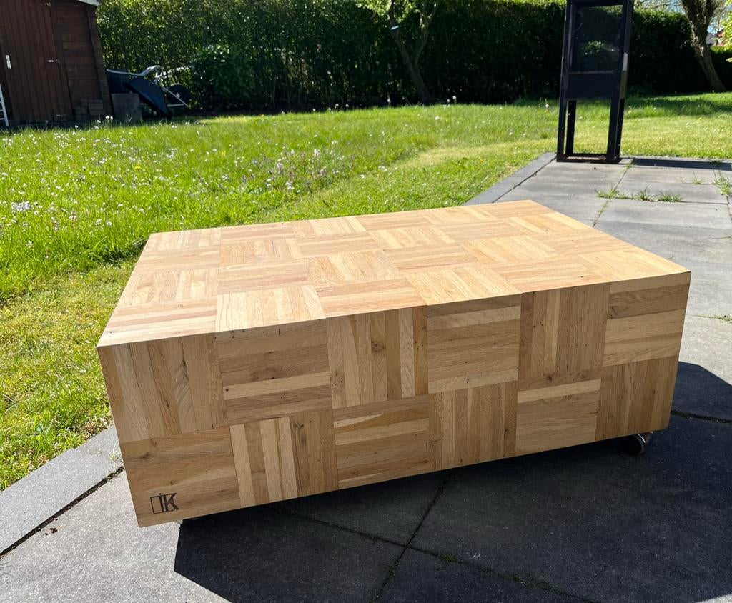 Irritante Kubus (van het merk, IK) - salontafel, Huis en Inrichting, Tafels | Bijzettafels, Ophalen, Minder dan 45 cm, Zo goed als nieuw