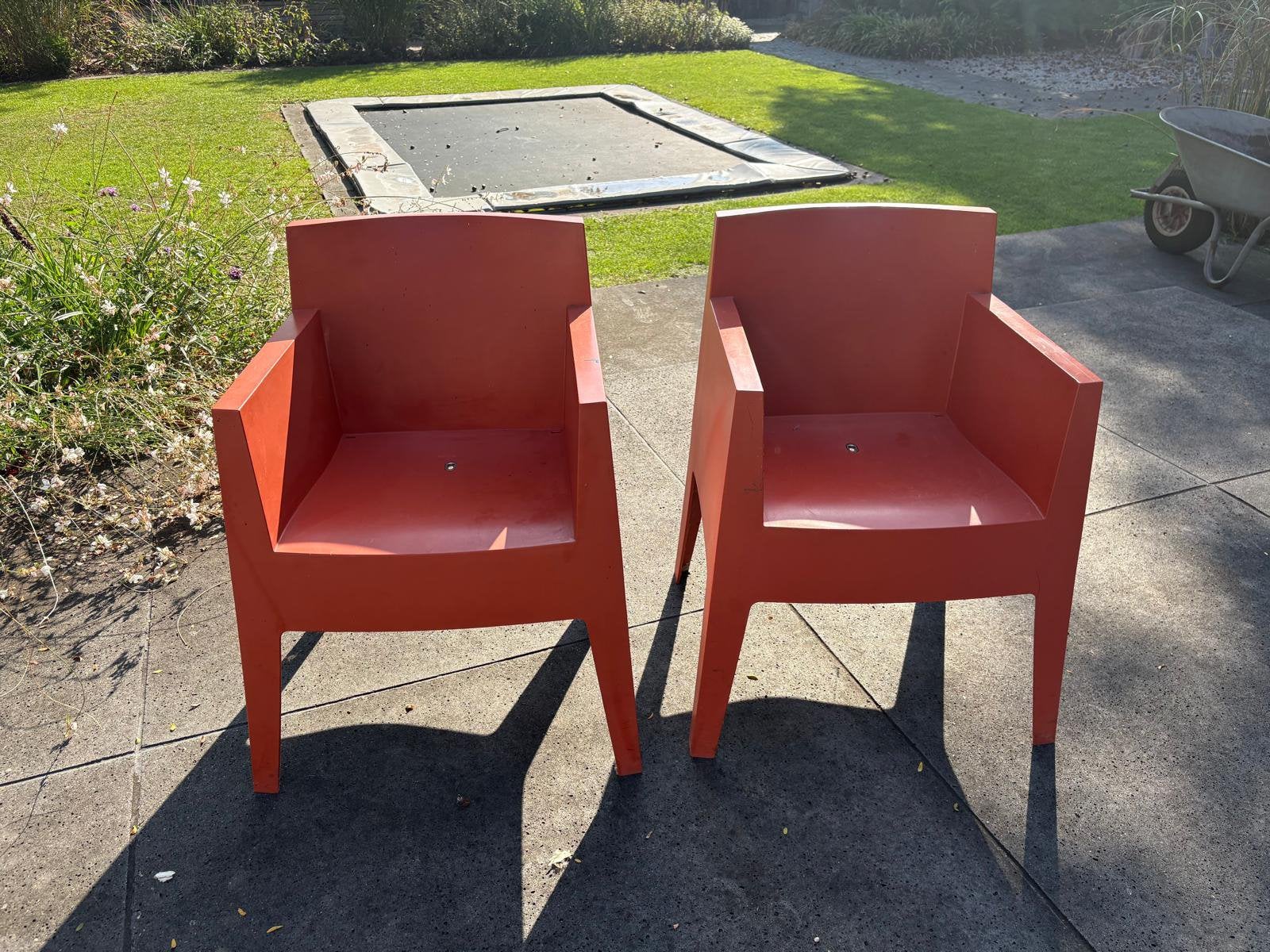 2stuks tuinstoelen