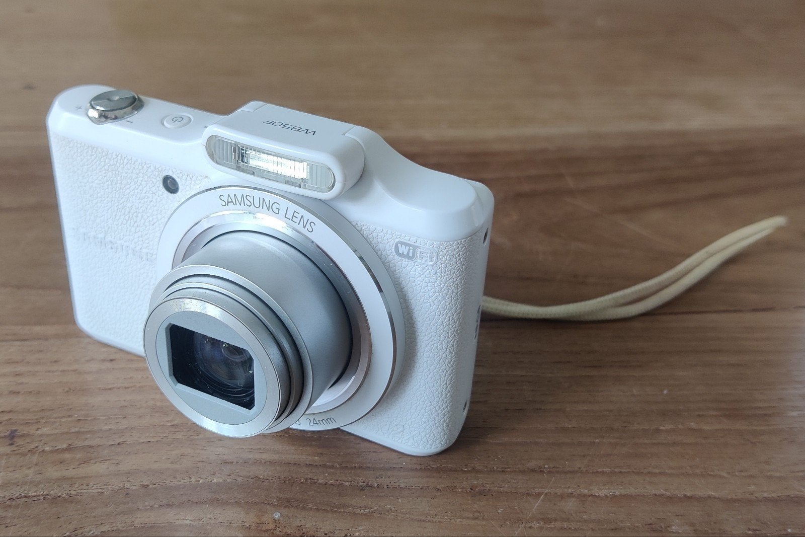 Samsung WB50F compactcamera - Wit, Gebruikt, Compact, Ophalen of Verzenden, Samsung