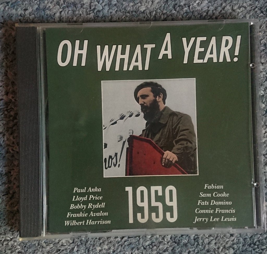 CD Oh what a year! 1959 - Sam Cooke - Jerry Lee Lewis - Anka, Ophalen, Inclusief boekje, Gebruikt, Verzamelalbum
