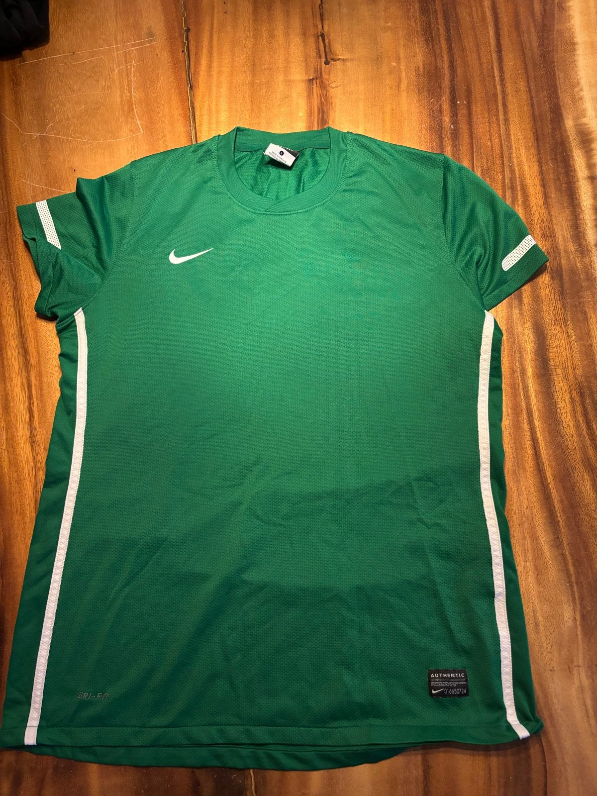 Nike Dri-FIT Voetbalshirt - Groen - Maat L, Maat 52/54 (L), Ophalen of Verzenden, Zo goed als nieuw, Voetbal