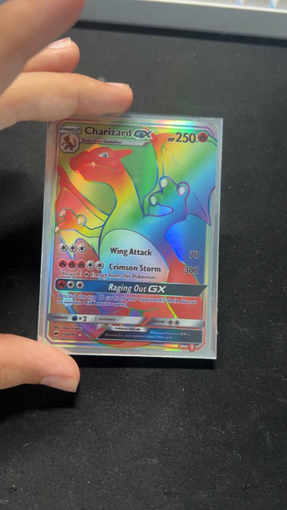 Charizard GX Secret Rare – Burning Shadows 150/147 –, Ophalen, Nieuw