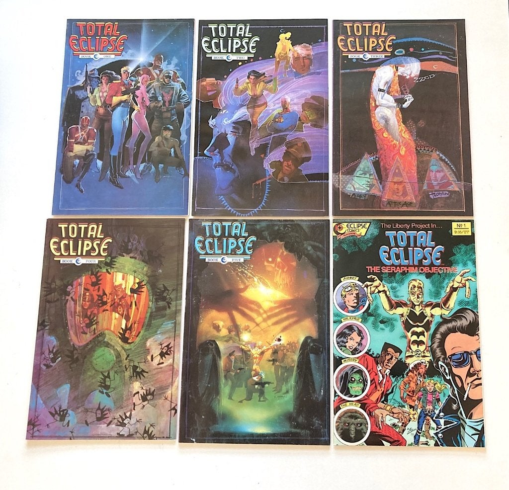 Total Eclipse #1-5 + Special (Set) Eclipse Comics 1988, Ophalen, Amerika, Complete serie of reeks, Nieuw