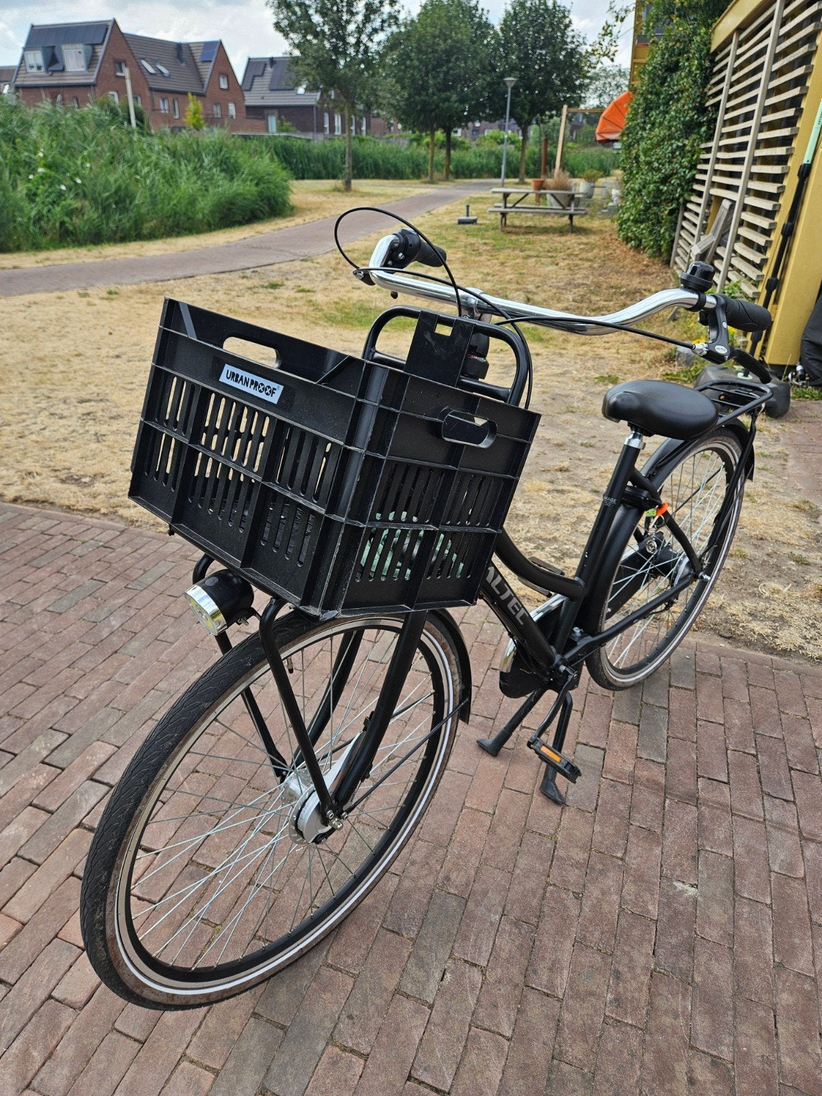 Altec Image Damesfiets 50 cm - Zwart met 7 versnellingen, Velgrem, Versnellingen, Zo goed als nieuw, 50 tot 53 cm