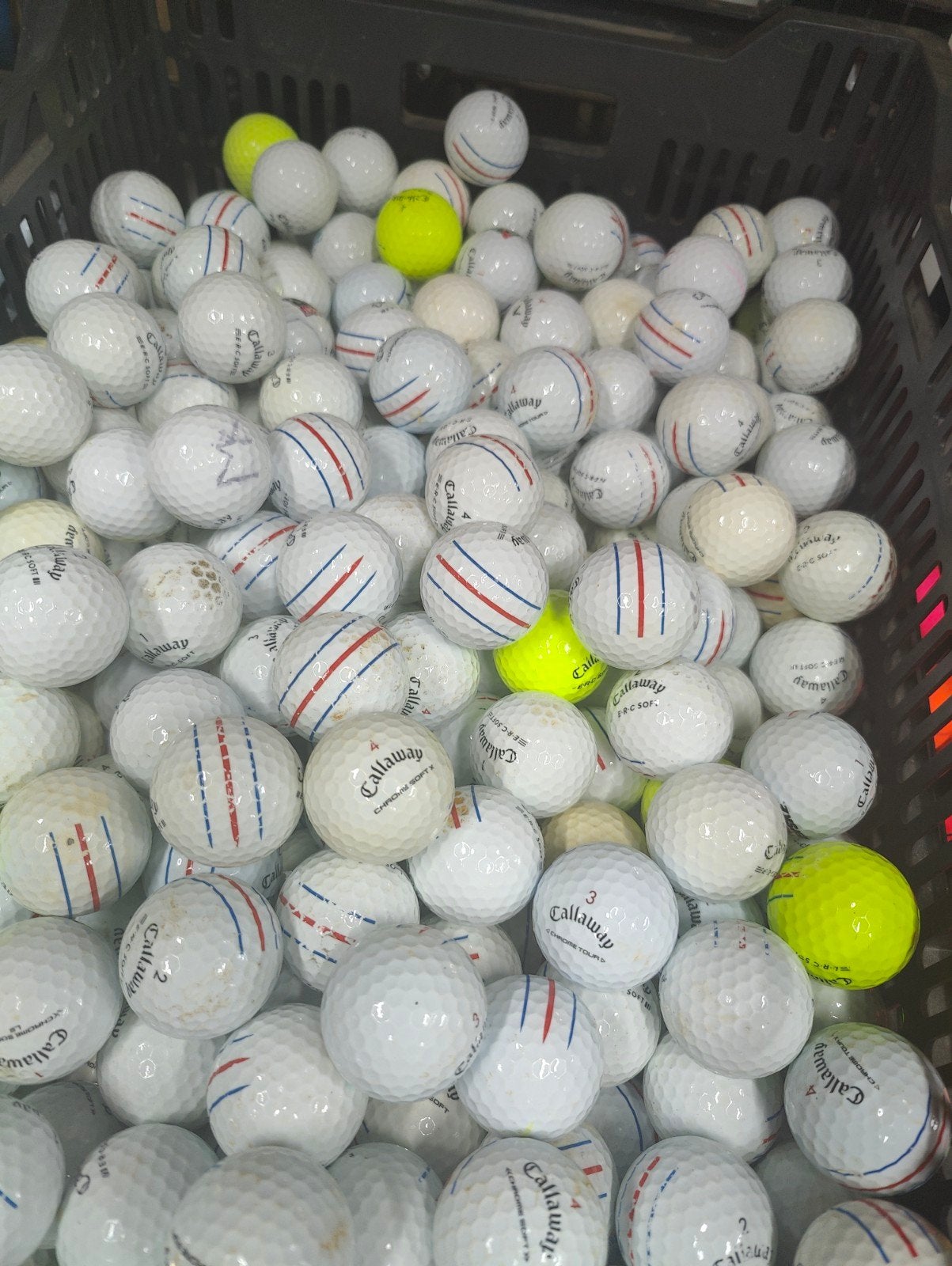 callaway chrome soft Triple track golfballen 50 stuks, Ophalen of Verzenden, Bal(len), Callaway