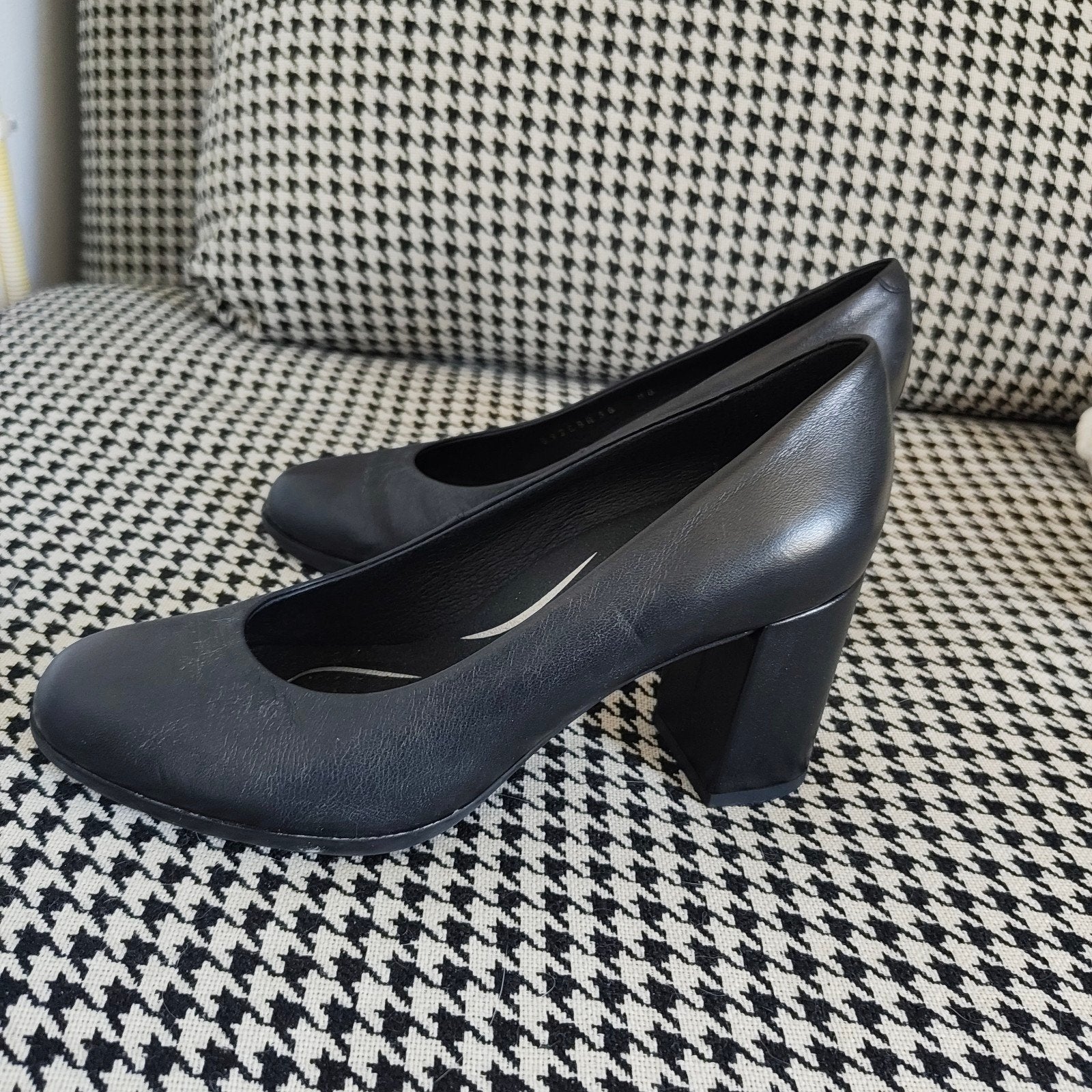 Geox Respira Zwarte Pumps - Maat 36, Geox, Pumps, Zwart, Ophalen of Verzenden