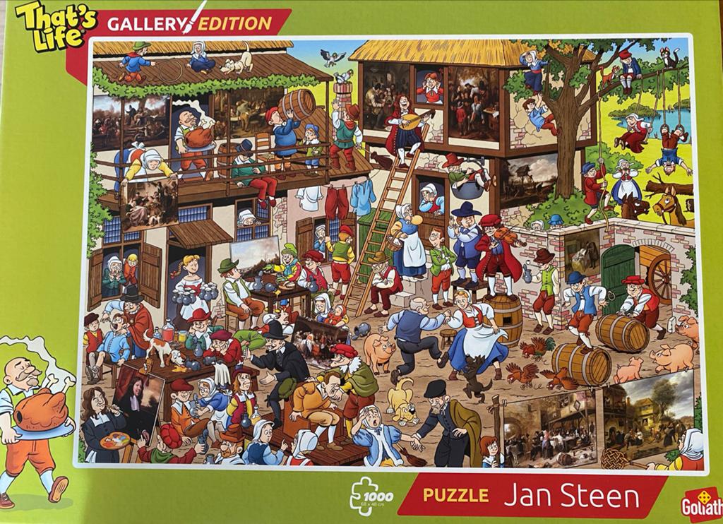 That’s Life puzzel, Jan Steen 1000 stukjes, Ophalen, 500 t/m 1500 stukjes, Zo goed als nieuw, Legpuzzel