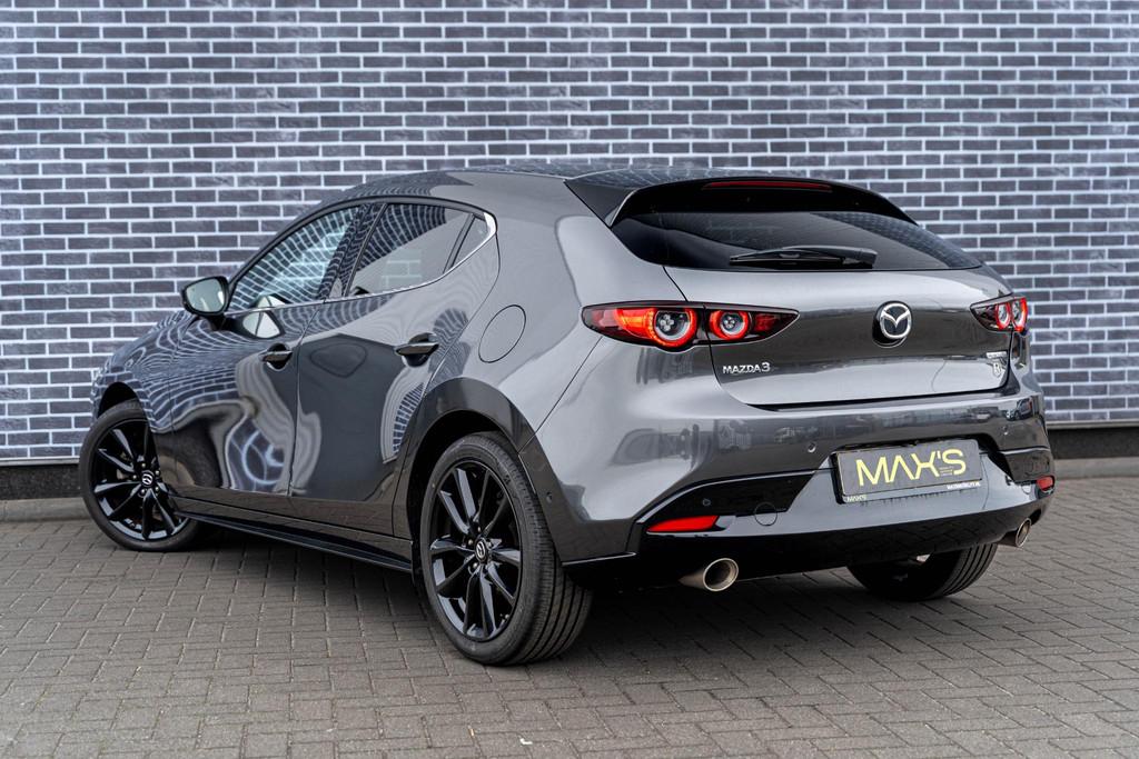 Mazda 3 2.0 e-SkyActiv-X M Hybrid 180 Luxury | 360 Graden Ca, Auto's, Mazda, 1998 cc, Gebruikt, Bedrijf, Handgeschakeld
