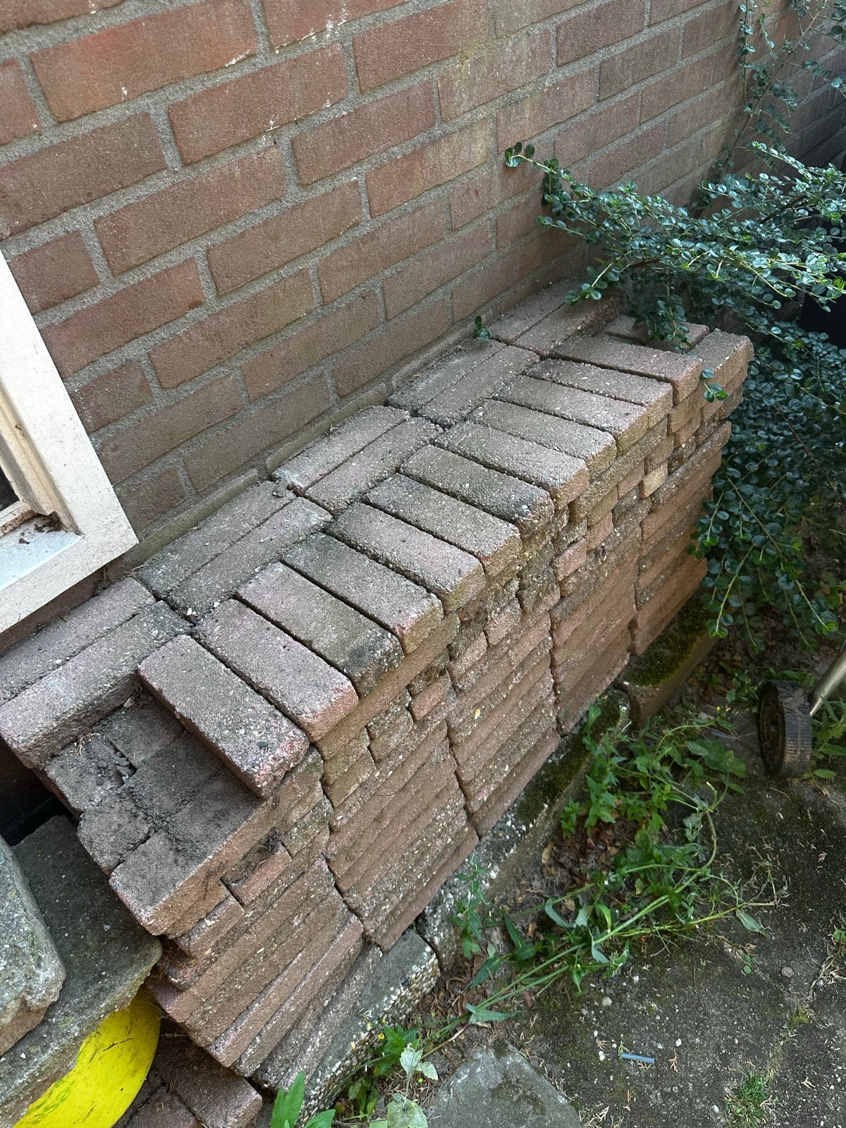 Gebruikte tuintegels/bakstenen voor tuin of bestrating, Ophalen, Gebruikt, Bakstenen