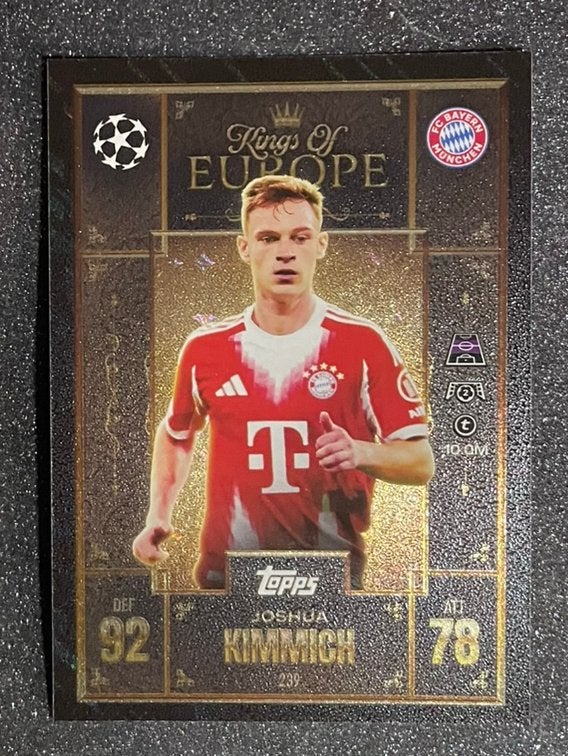 Topps MA EXTRA 25/26 KINGS OF EUROPE KIMMICH BAYERN MÜNCHEN, Verzenden, Zo goed als nieuw, Plaatje