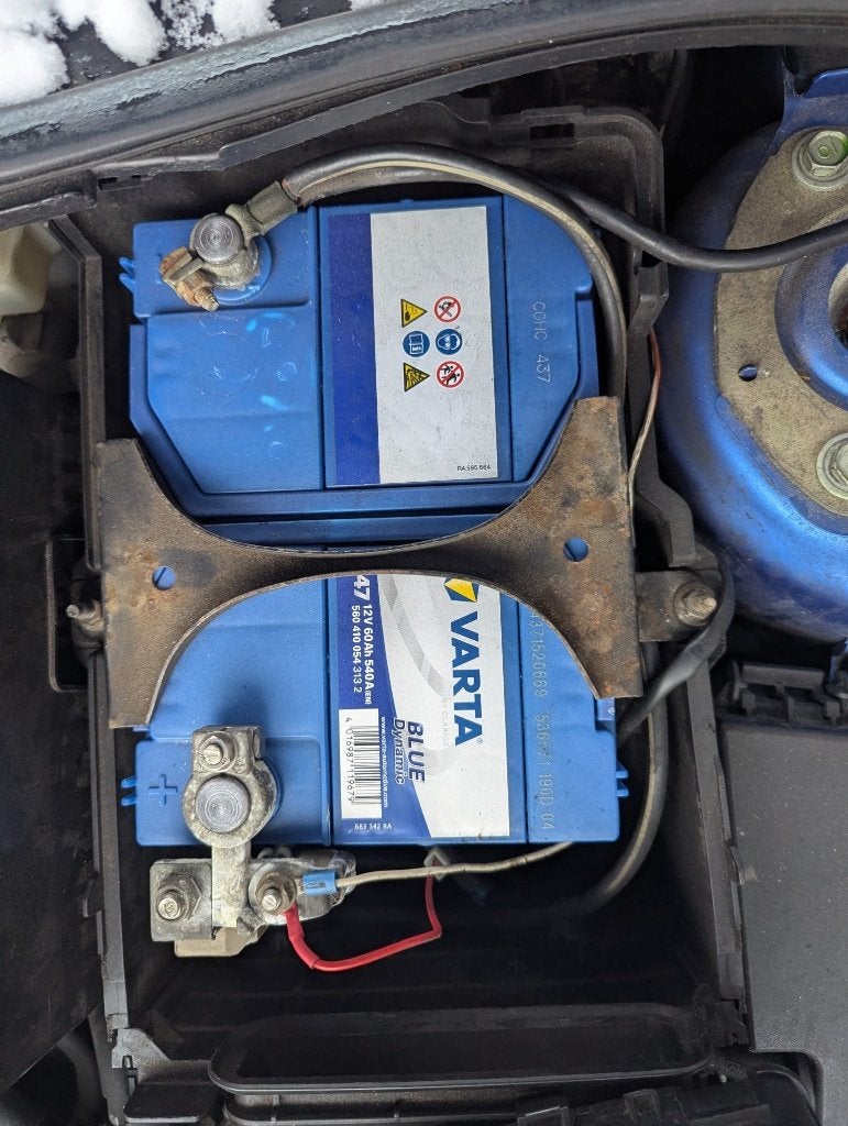 Varta Accu Blue Dynamic D47 60 Ah, Ophalen, Gebruikt