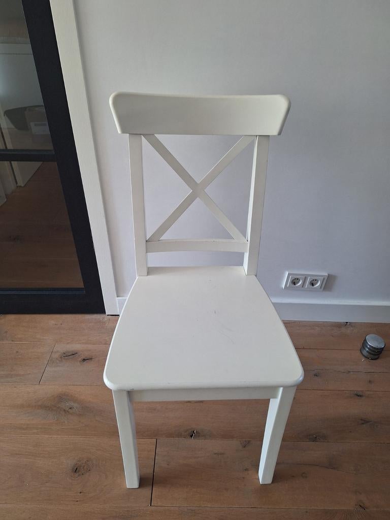 Stevige ikea stoel, Ophalen, Gebruikt, Wit, Eén