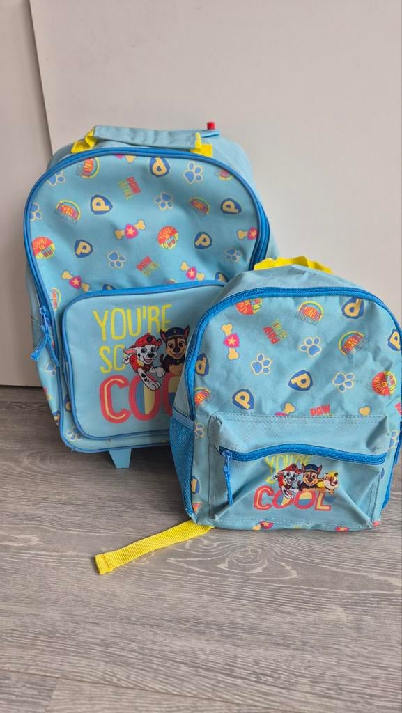 Trolley en rugzak Paw Patrol, Ophalen, Zo goed als nieuw