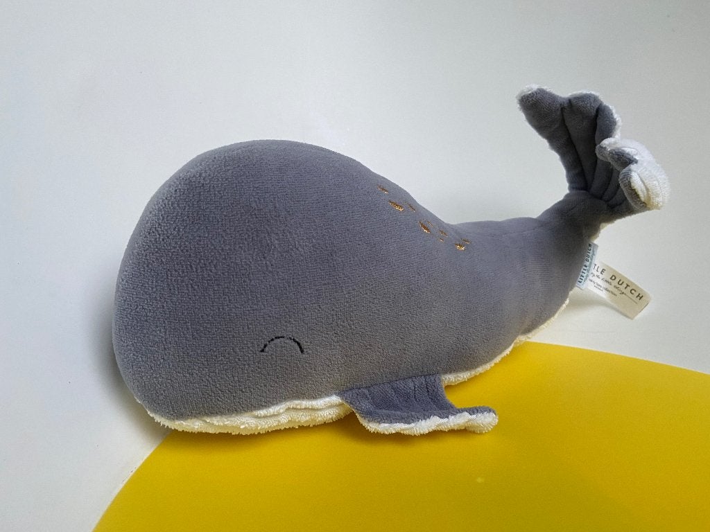 K1815 little dutch walvis blauw, Kinderen en Baby's, Speelgoed | Knuffels en Pluche, Ophalen of Verzenden, Overige typen