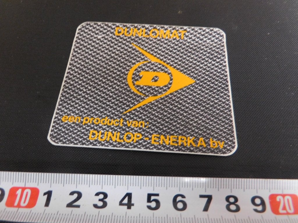 sticker dunlomat een product van DUNLOP - ENERKA bv, Ophalen of Verzenden, Zo goed als nieuw