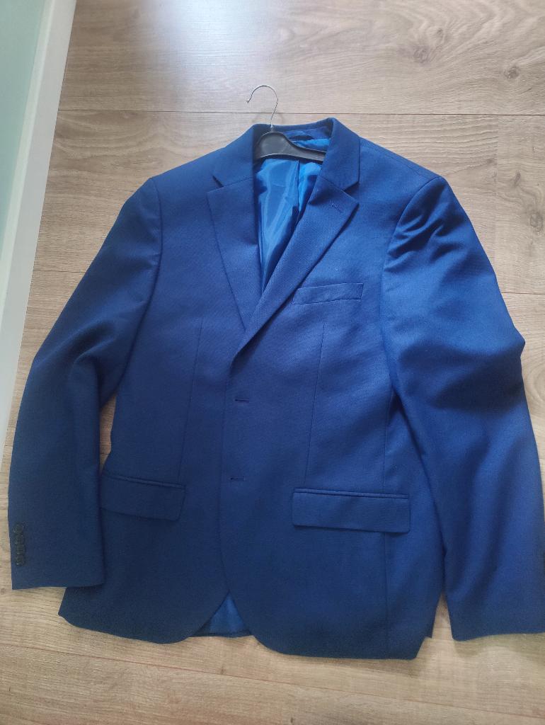 Heren pak blauw maat 52/54 Bonprix, Kleding | Heren, Kostuums en Colberts, Ophalen, Maat 52/54 (L), Blauw, Bonprix