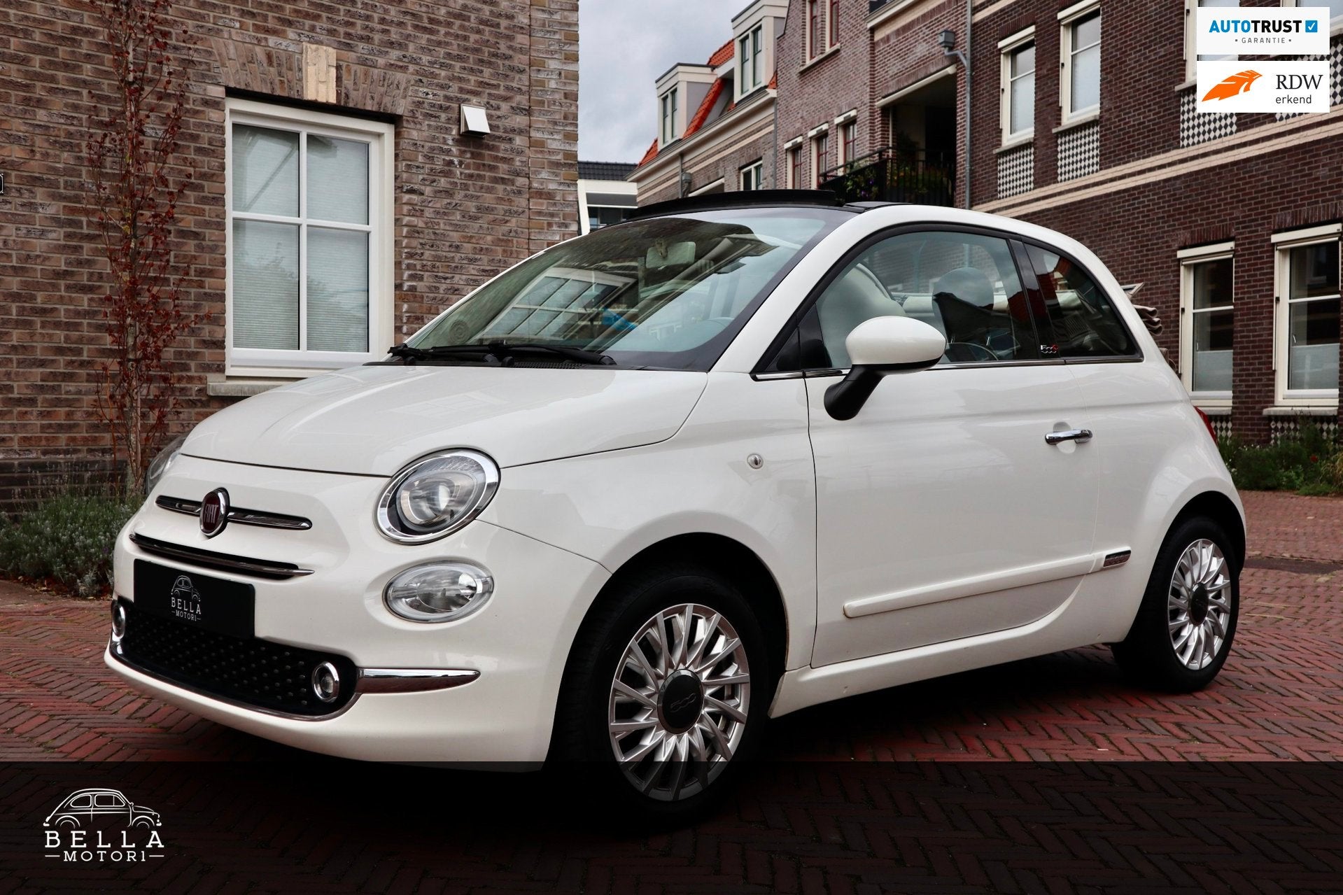 Fiat 500 C 1.2 Lounge | RIJKLAARPRIJS | Cruise Control | Sty, Voorwielaandrijving, Gebruikt, 4 cilinders, Cabriolet
