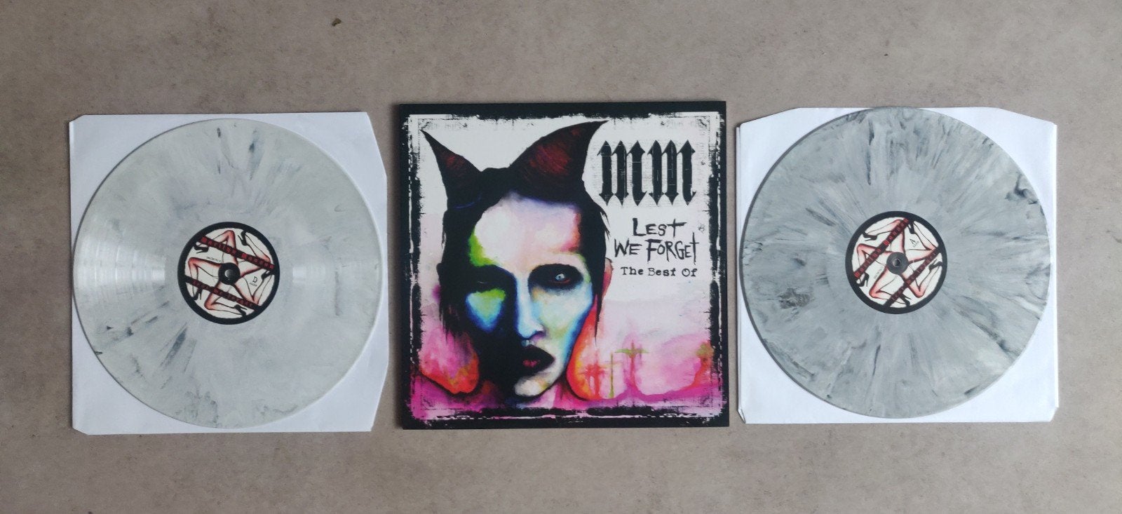 lp Marilyn Manson the best of, Ophalen of Verzenden, Zo goed als nieuw