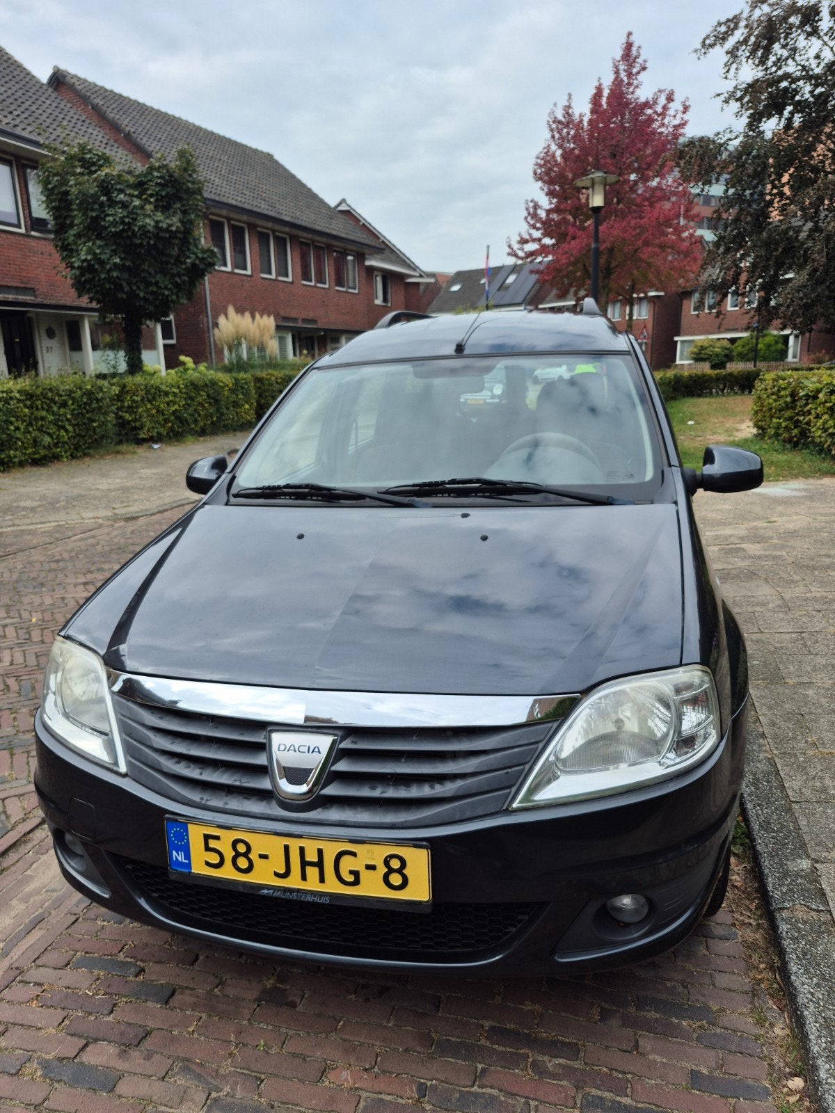 Dacia Logan 1.4 MCV 55KW 5P 2009 Grijs, Auto's, 74 pk, 4 cilinders, 620 kg, Origineel Nederlands