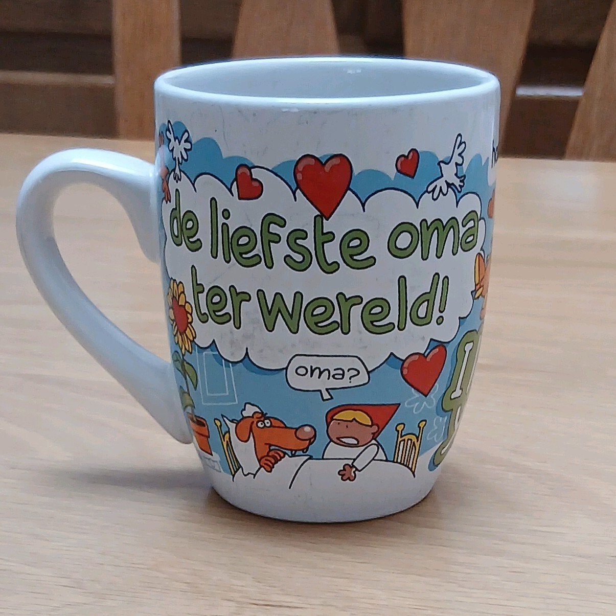 Oma mok, Ophalen of Verzenden, Zo goed als nieuw, Overige stijlen, Kop(pen) en/of Schotel(s)