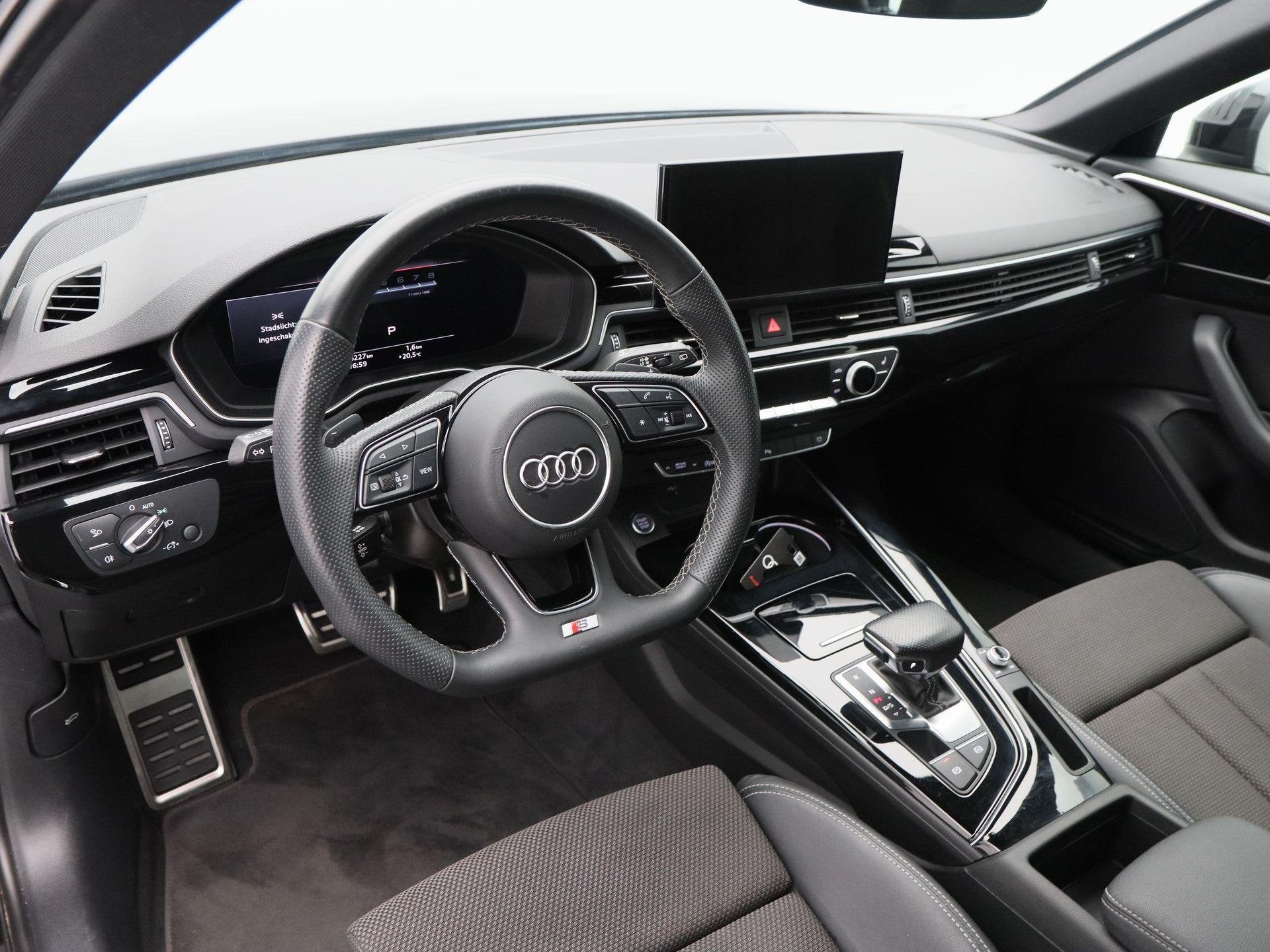 Audi A4 Avant 35 TFSi 150 Pk Automaat S-Line | Stoelverwarmi, Auto's, Gebruikt, 4 cilinders, Zwart, Origineel Nederlands